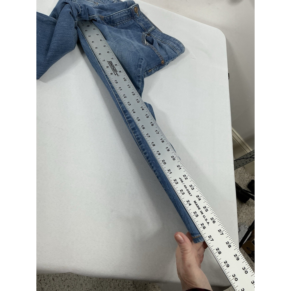 Womans Excellent Condition Gap Premium Skinny Blue Jeans 12/31S 0128/B-3 - Picture 8 of 9